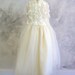 Flower Girl Dress with Floral Bodice