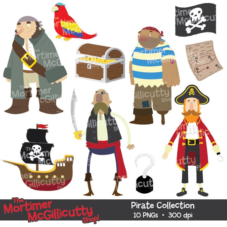 Pirate Ships Clipart