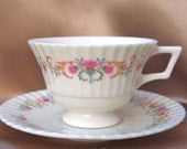 Vintage Lenox Fine China 'Cinderella' Teacup and Saucer - Made in USA