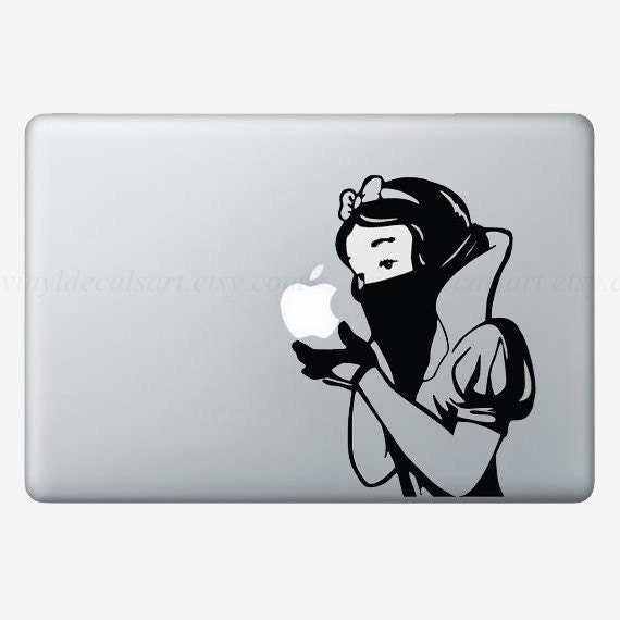 Snow White Macbook Pro Decals Macbook  Air Decals Macbook Sticker Macbook Stickers Vinyl Skin