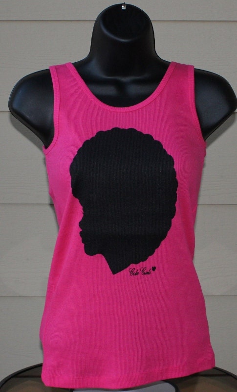 Natural Hair TShirt- Afro Silhouette