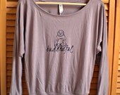 Buddhaful - Flowy Offshoulder Long Sleeve. Sizes: S-M-L-XL
