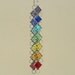 Chakra Suncatcher, Stained Glass Suncatcher