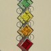 Chakra Suncatcher, Stained Glass Suncatcher