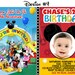 Mickey Mouse Clubhouse Birthday Party Photo Invitations - Printable