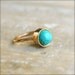 Turquoise Gold Ring