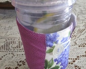 COZY  Cup CUFF purples/lavender QUILTED