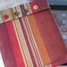 IPAD COVER SLEEVE Kindle Nook Upcycled Placemat