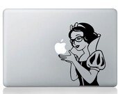 Snow White--Macbook Decal Mac book Stickers Macbook Decals Apple Decal for Macbook Pro / Macbook Air / iPad / iPad2 / ipad3/ iPhone 4/4S