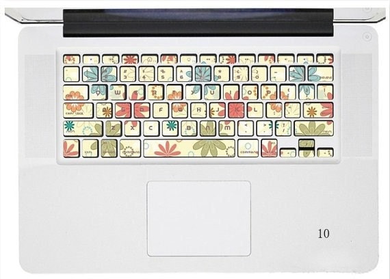 Keyboard Decal -- Apple Mac Keyboard Decal Mac Keyboard Sticker Macbook Keyboard Decal Macbook Keyboard Stickers Mac decals Mac pro decal