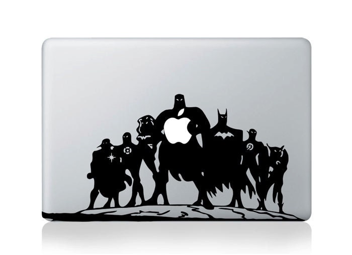 Superman--Mac Decal Macbook stickers Macbook Decals Apple Decal for Macbook pro Macbook air ipad and iphone