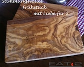 Olive Wood Cutting Board / Wooden Cutting Boards (2 pieces) Olivenholzbrett