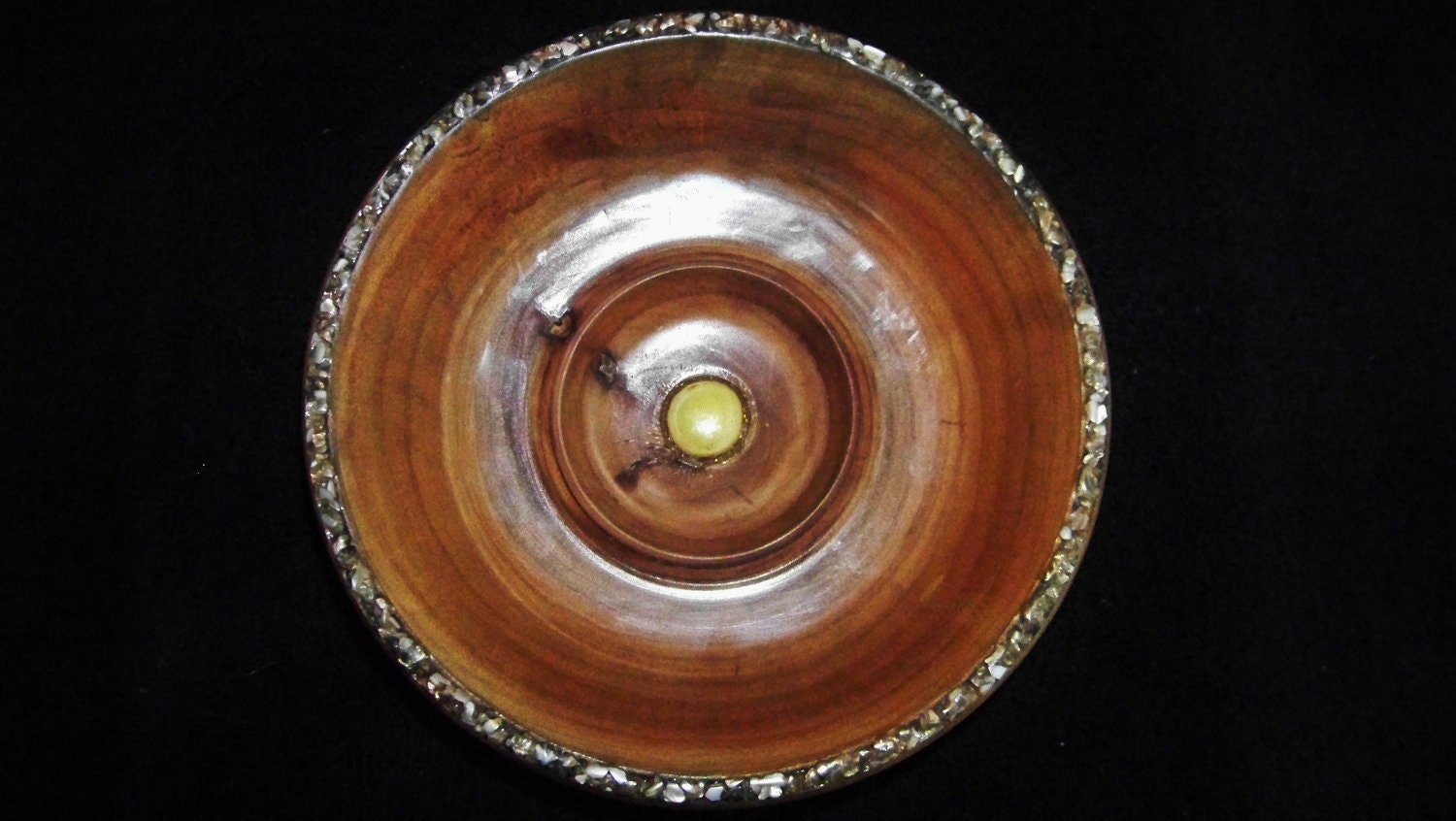 Bowl Vanity Dish With Inlay