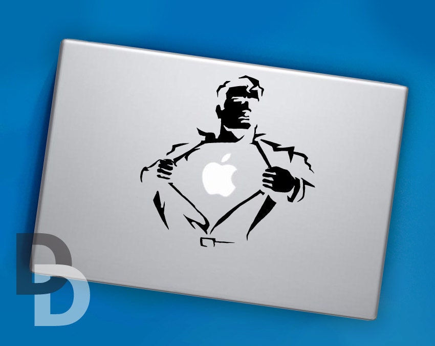 Superman 2 Macbook Decal for MacBook Pro, Macbook Air and MacBook Retina