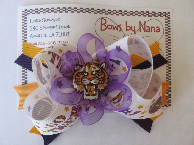 Lsu Hair Bows