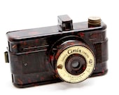 Marbleized Bakelite Camera - Candid Cinex - Chicago USA 1940s