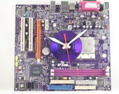 Hand Made Upcycled Unique Wall Clock Computer Motherboard Office Home Decor Computers and Clocks, Free Priority Shipping Included