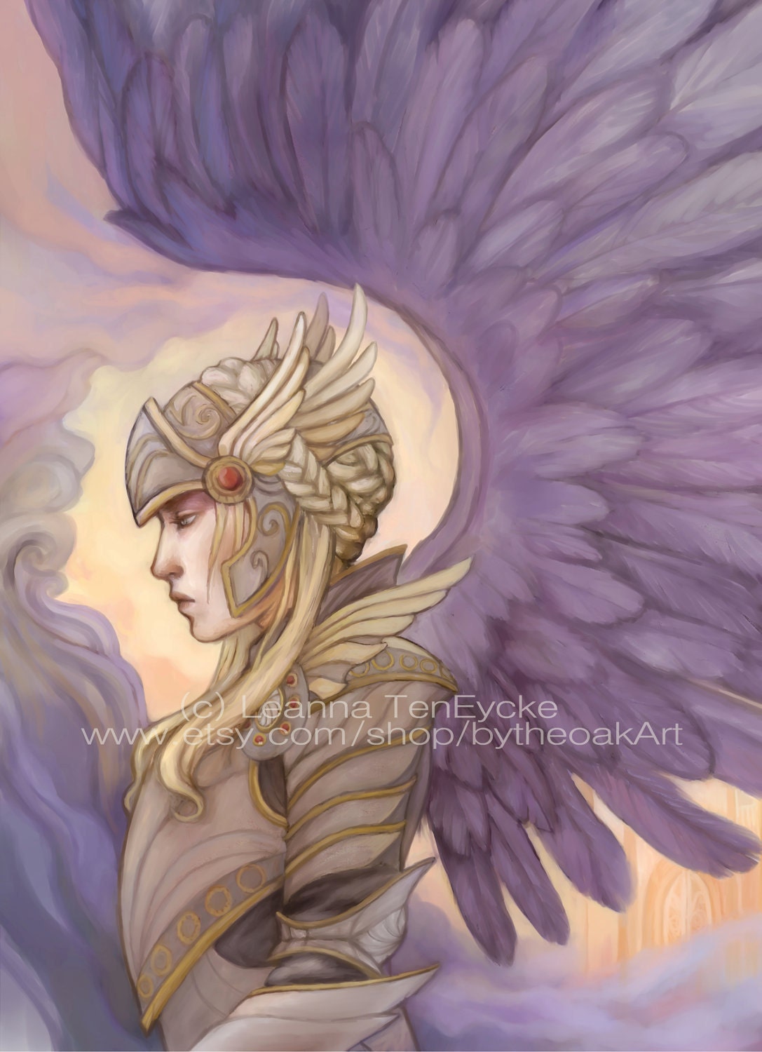 Valkyrie 5x7 Art Print by Leanna TenEycke - Free shipping to U.S. and Canada