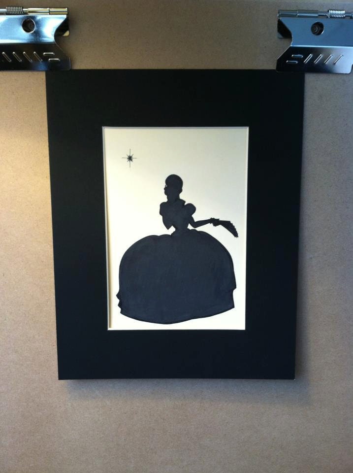 Disney Princess and the Frog Charlotte Silhouette