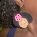 Mocha Pink Flower Afro Chick