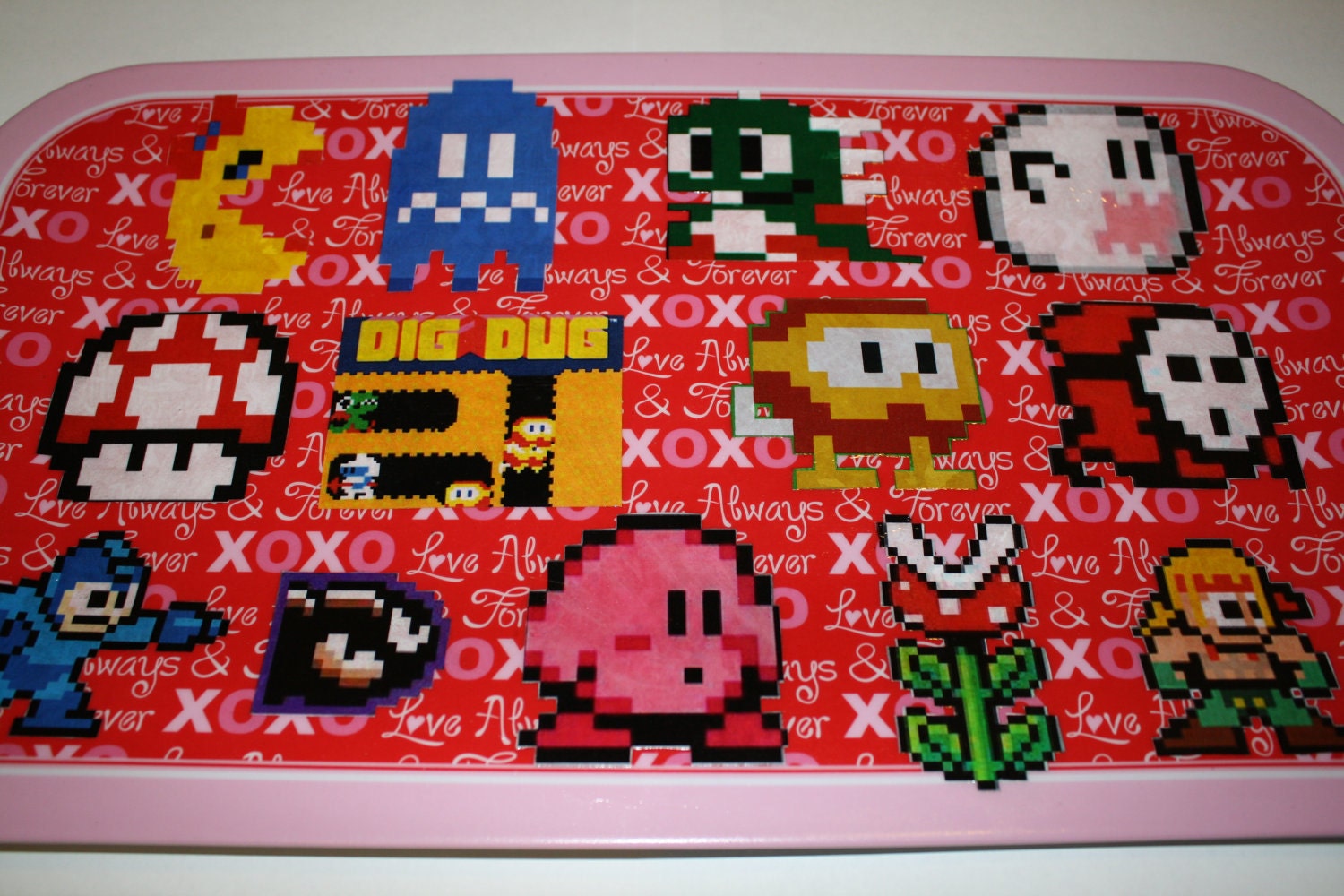 SALE - girly video game character serving tray