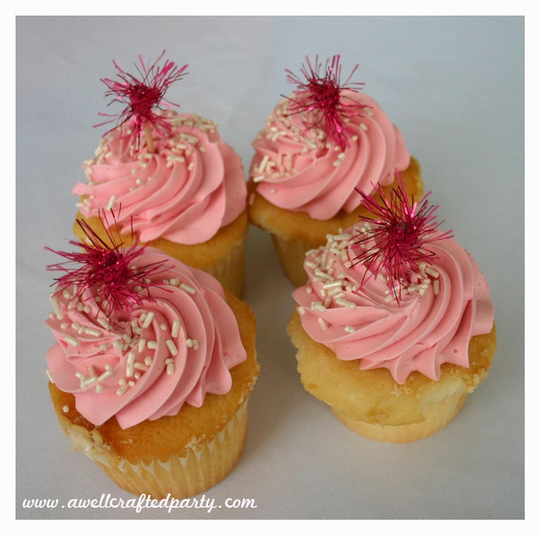 Sparkle Cupcake Toppers or Appetizer Picks