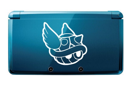 Mario Kart "Blue Shell" Weapon Vinyl Decal - DS / lite / XL / 3DS / iPad / tablet / car / laptop
