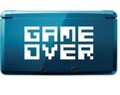 Game Over 'Space Invaders' Vinyl Decal - DS / lite / XL / 3DS / iPad / tablet / car / laptop