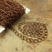 45 Feet Copper Iron Twist Links Chain, 6mm x 3mm - 1058CH045