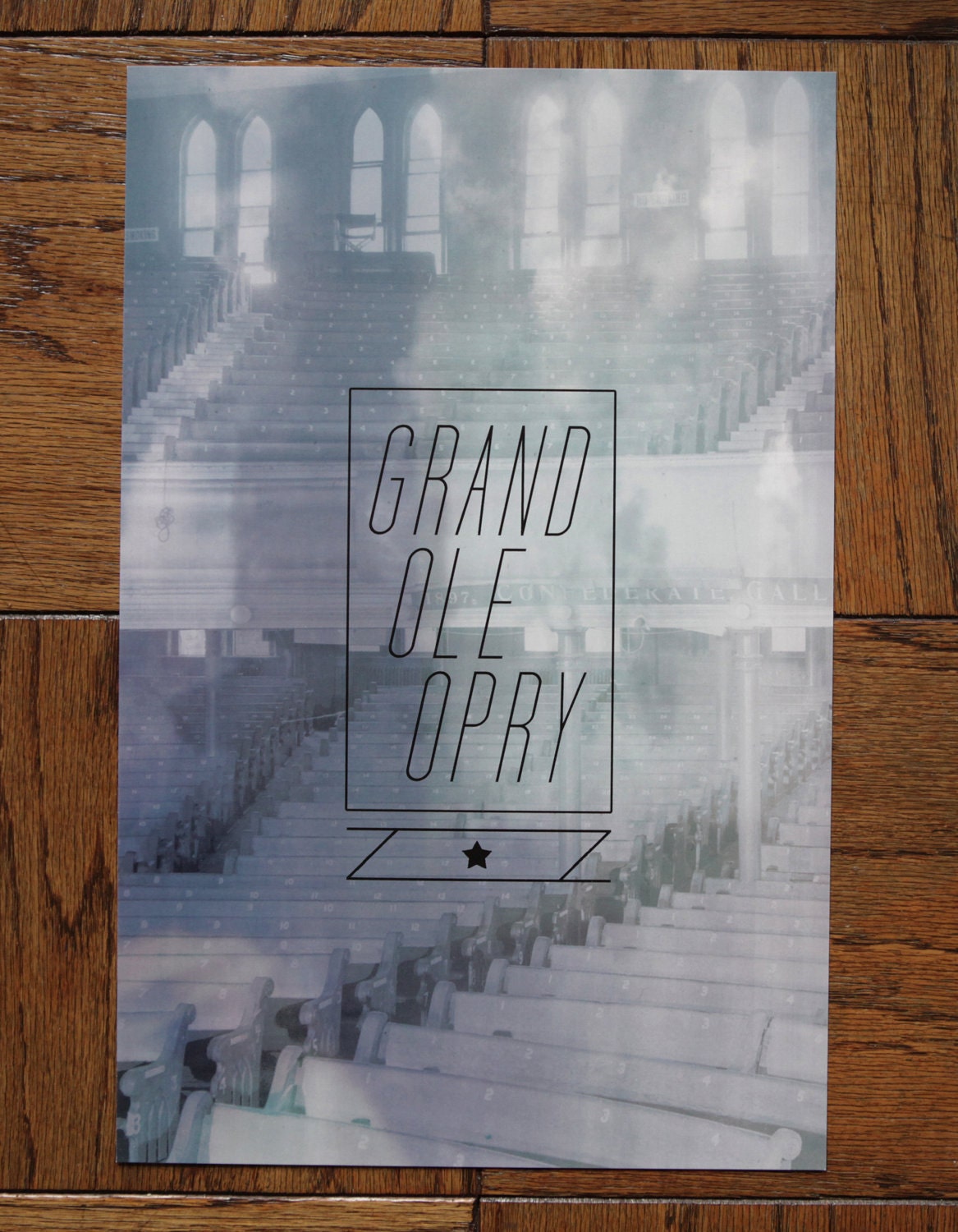 GRAND OLE OPRY - 11x17 Tennessee Poster