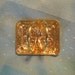 Vintage Gold scarf holder