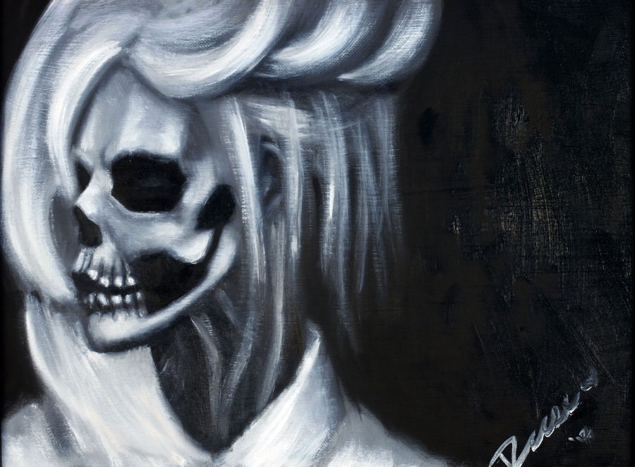 Melancholy Bones 12x18 Print.