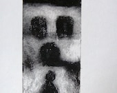 Study, Etching print, "Don't look back" - 5" x 7" Open edition giclee print (Series of details, studies and sketchbook work)
