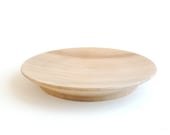 Wooden plate 14 cm 5.6 inch unfinished natural eco friendly
