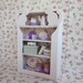 Dollhouse Shabby Chic Cat Dresser