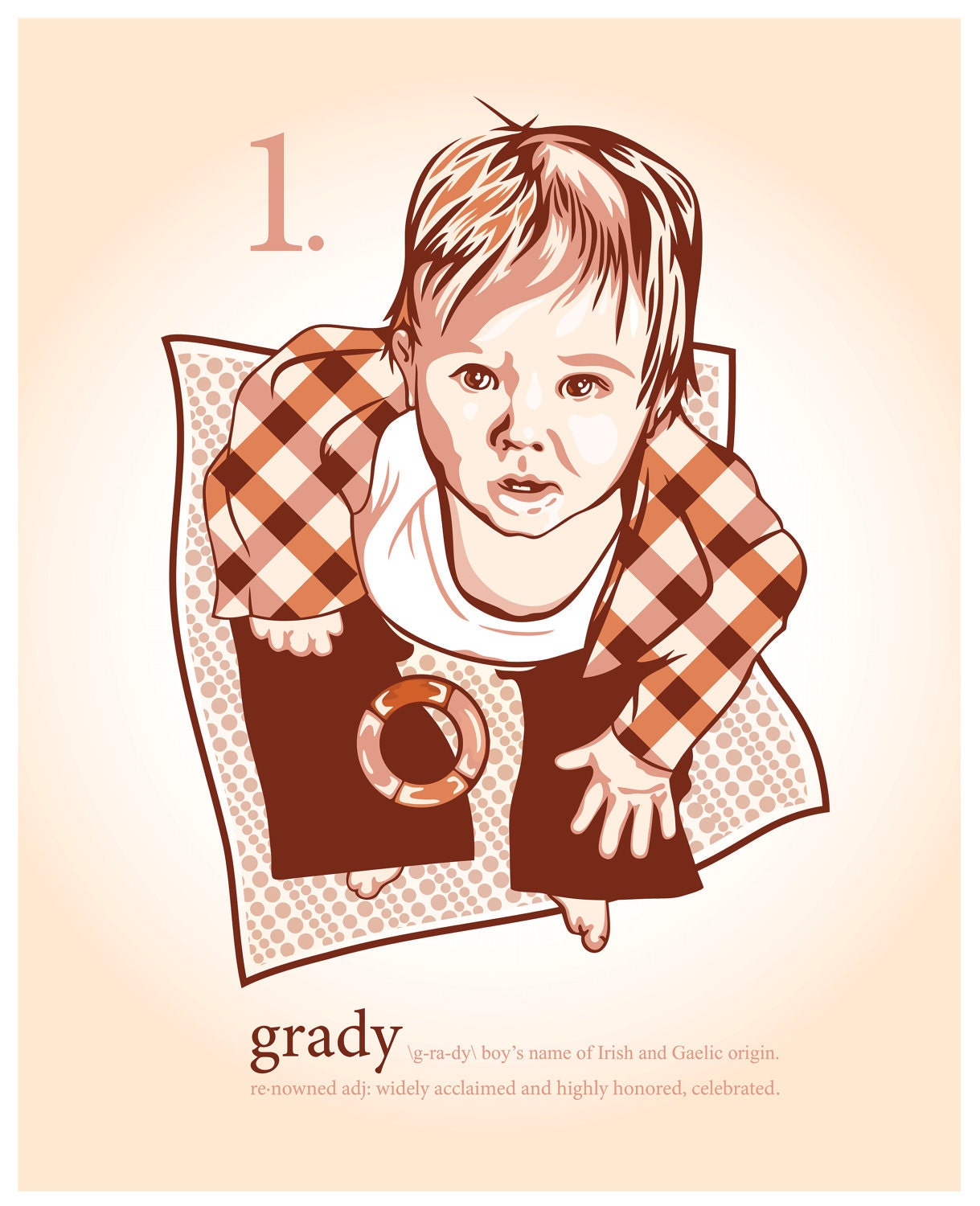 Custom Baby Portrait - Digital File