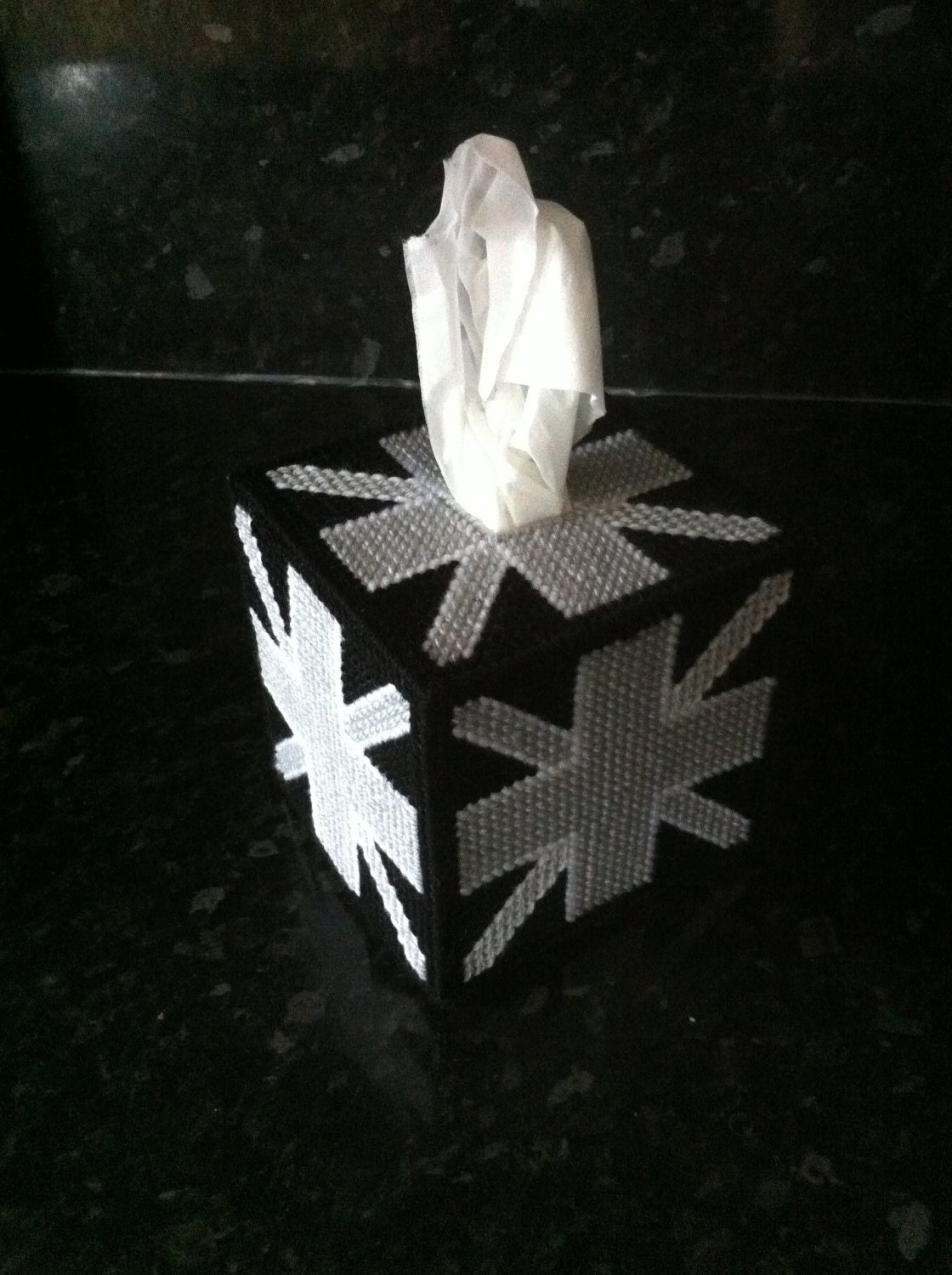 Union Jack Tissue Box Cover