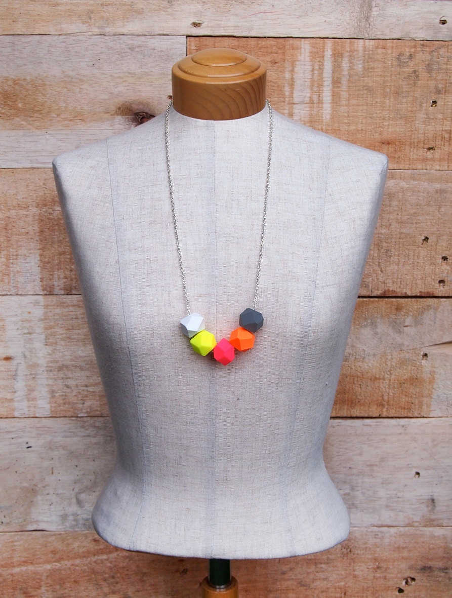 Endless Summer Geo Pop necklace