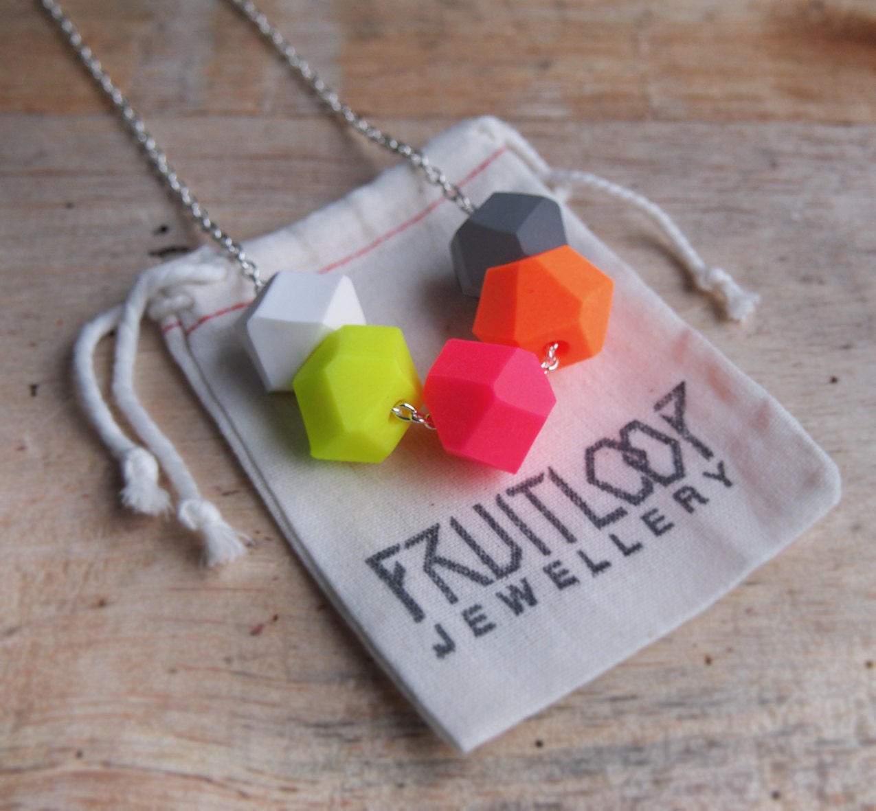Endless Summer Geo Pop necklace