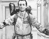 Peter Venkman - Ghostbusters (Bill Murray) Drawing Print