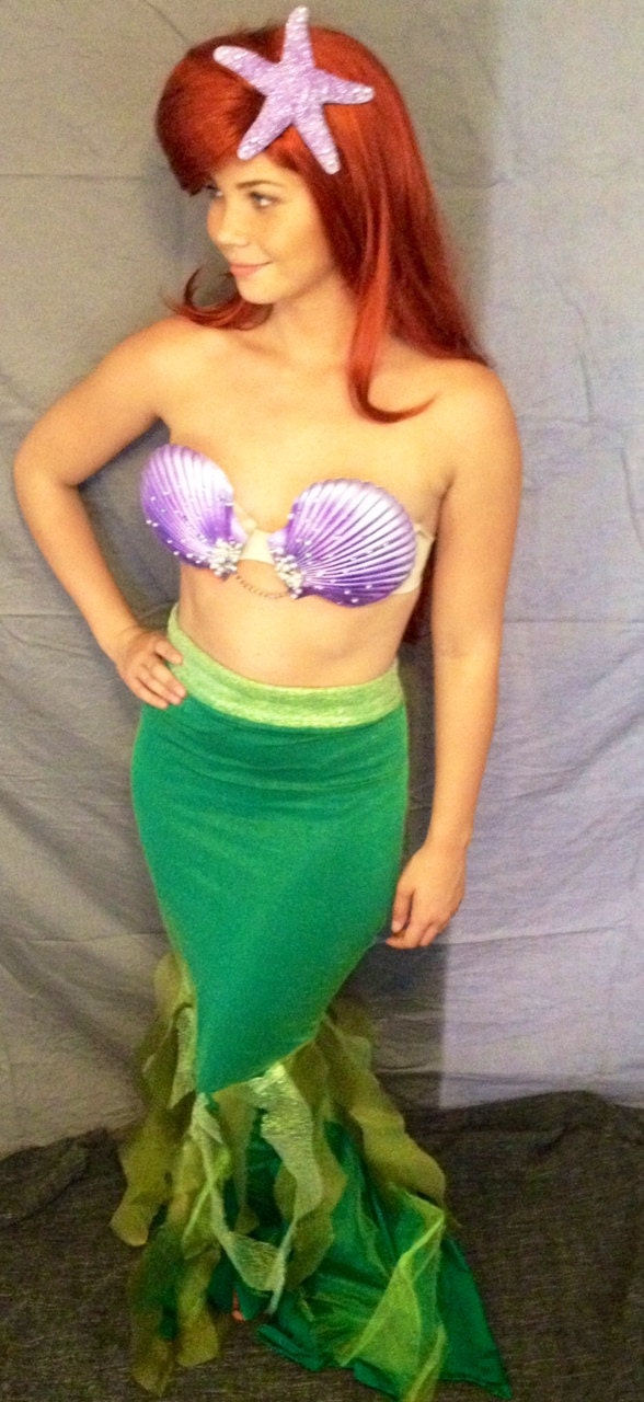 Mermaid shell bra top