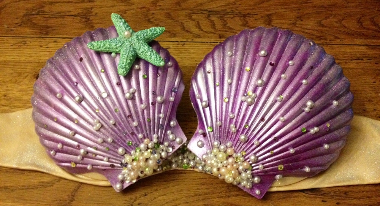 Mermaid shell bra top- DELUXE