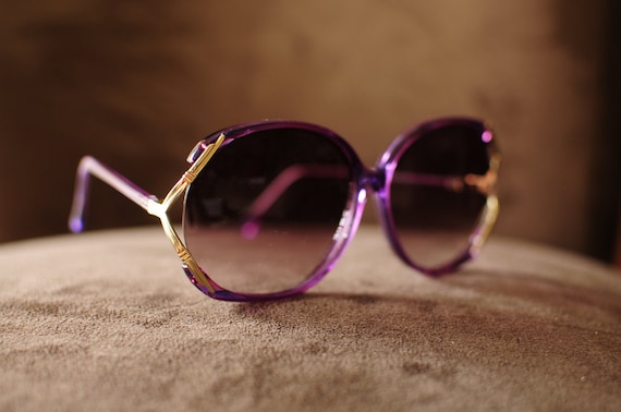 Amazing Vintage Purple Sunglasses