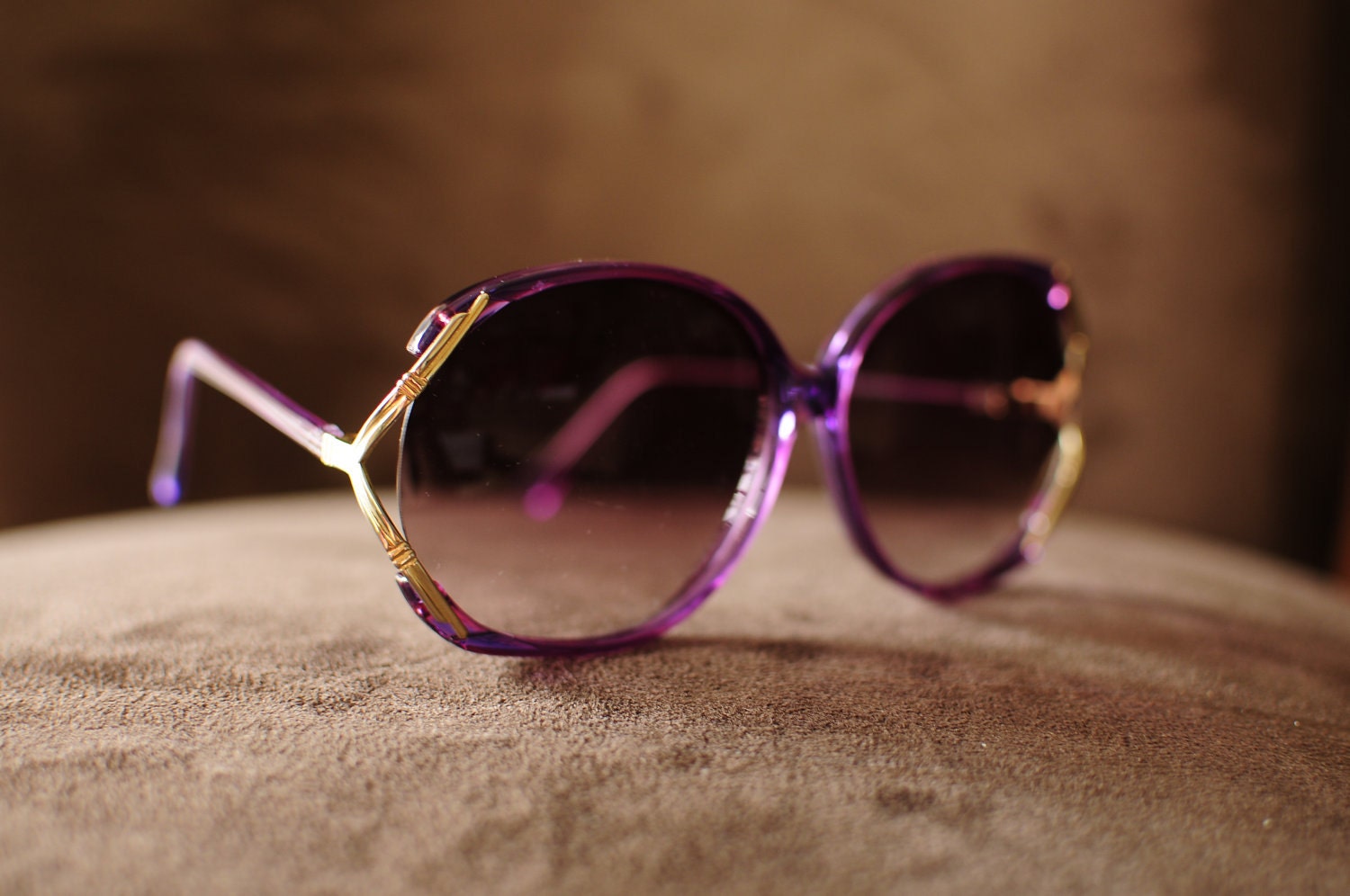 Amazing Vintage Purple Sunglasses