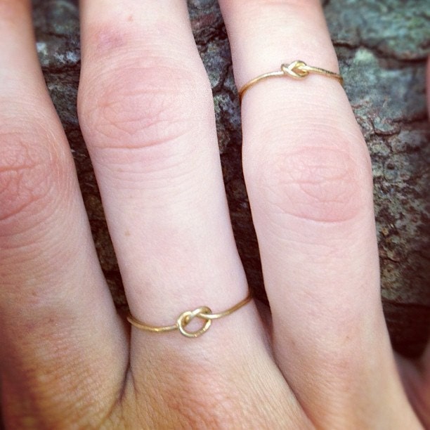 Gold Infinity Knot Ring