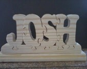personalized name puzzle with a stand (order any name)