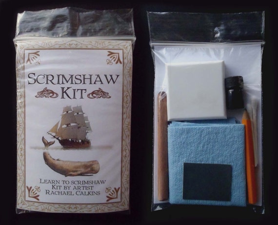 Scrimshaw tile craft kit 20% off for the holidays