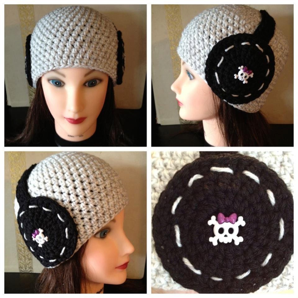 Crochet  Headphones Hat