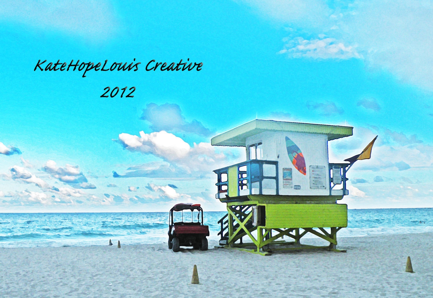 Miami Beach Afternoon Print No.2