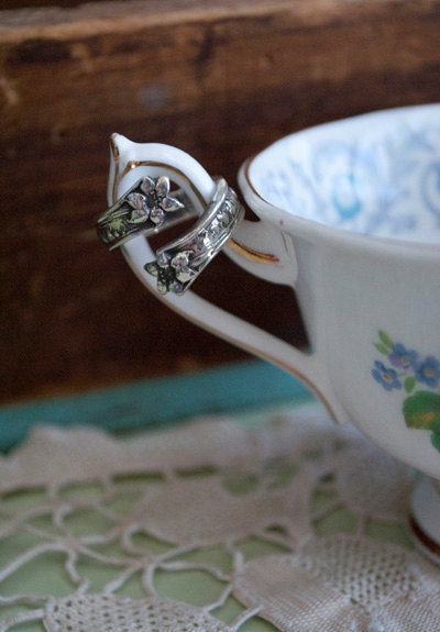 Spoon Ring: "Lila" by Silver Spoon Jewelry